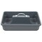 American Built Pro Pro-Grade Tool Tote, Polyethylene, Gray, 18 in W x 12-3/4 in D x 4-1/2 in H T1025 P1 - alternate 1